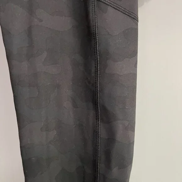 RBX M Black Camo Side pockets Full Length leggings Style CR6887 - Picture 6 of 6
